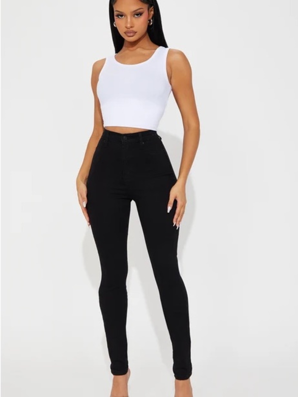 Fashion Nova Tall Flex Game Strong Super High Rise Skinny Jeans 11